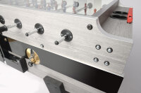 Tischkicker Kickertisch Coperto de Luxe mit Münzung und Glasabdeckung