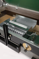 Tischkicker Kickertisch Coperto de Luxe mit Münzung und Glasabdeckung