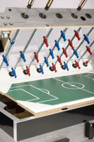 Tischkicker Kickertisch Coperto de Luxe mit Münzung und Glasabdeckung