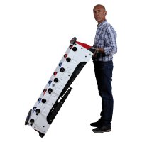 Tischkicker Kickertisch Norditalia Outdoor Storm Trolley...